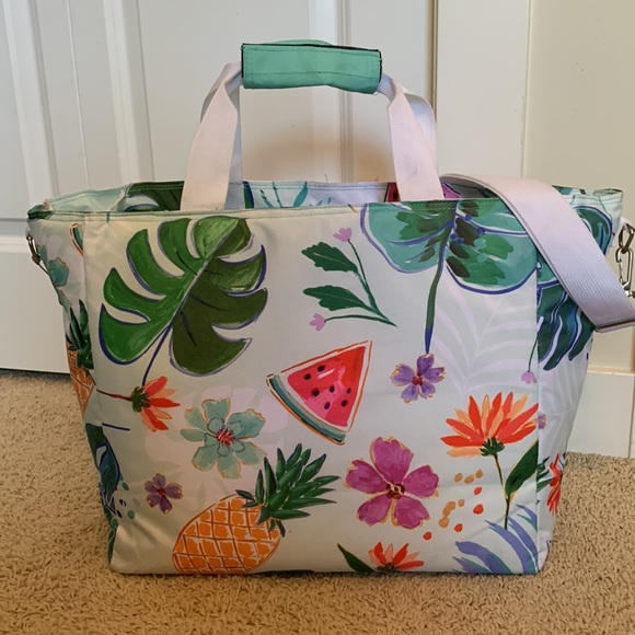 <indigo>beach bag/ mother bag/ cooler bag - Picture 2 of 5